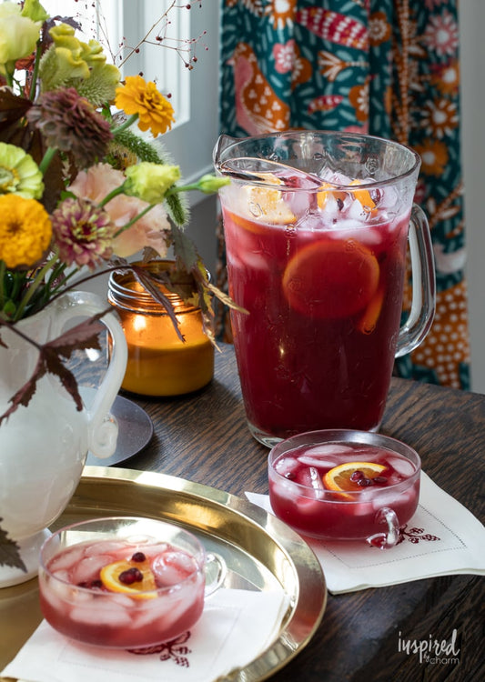 Batched Pomegranate Rum Punch - Twisted Alchemy