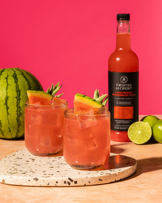 Batched Watermelon Margarita - Twisted Alchemy