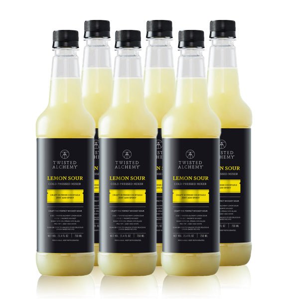 6 BOTTLES - LEMON SOUR JUICE MIXER FRESH COLD PRESSED – Twisted