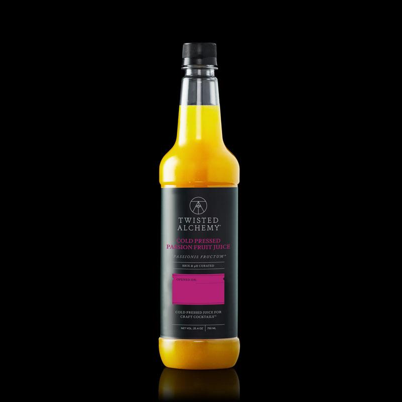 6 BOTTLES - PASSION FRUIT JUICE FRESH COLD PRESSED - Twisted Alchemy