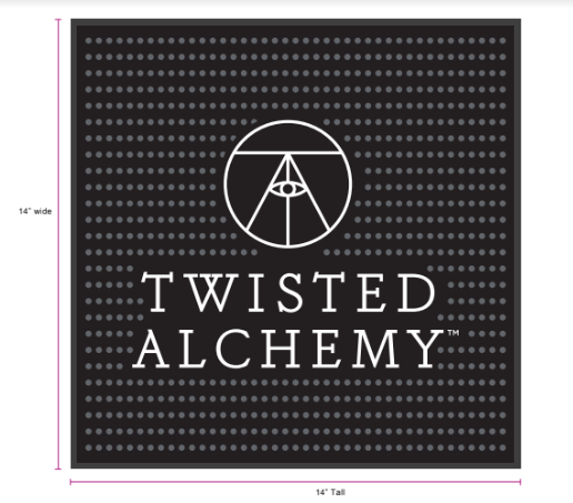 Branded Bar Mat - Twisted Alchemy