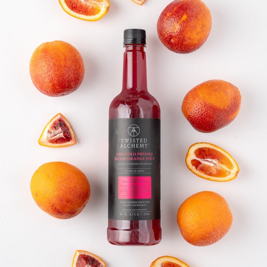 THE BOLD+BADASS BLOOD ORANGE MARGARITA KIT - makes about 20 margaritas - Twisted Alchemy