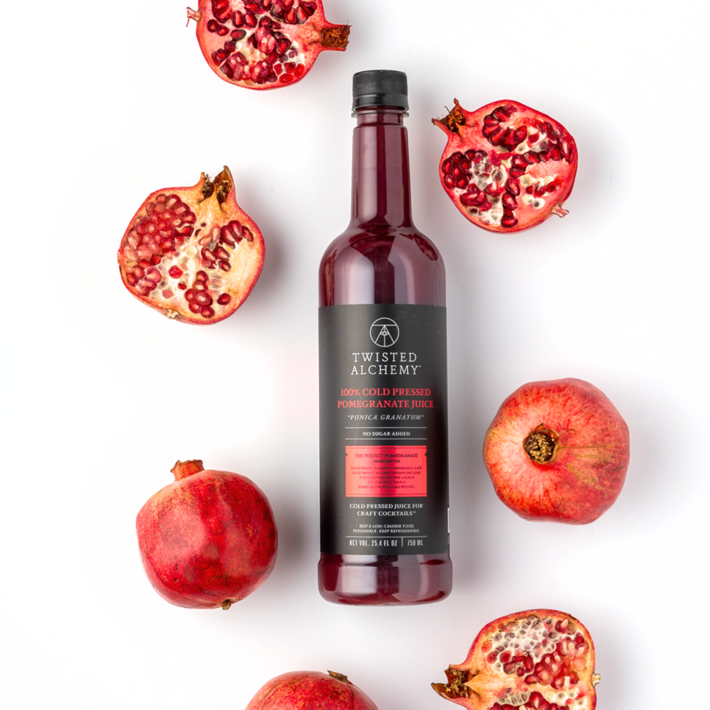 pomegranate juice bottle