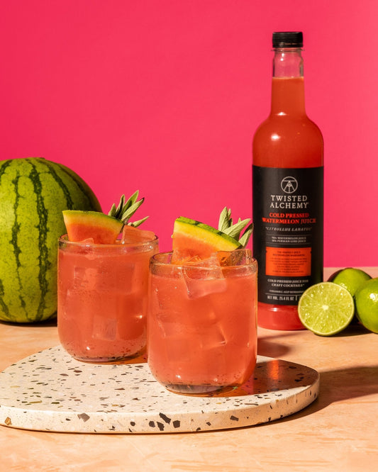 Batched Watermelon Margarita - Twisted Alchemy