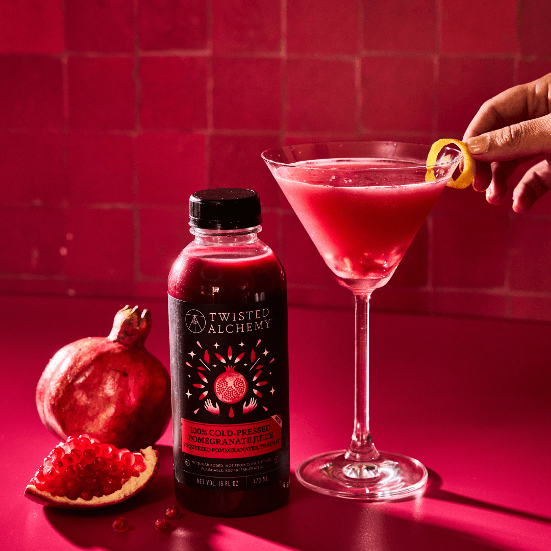 Classic Pomegranate Martini - Twisted Alchemy