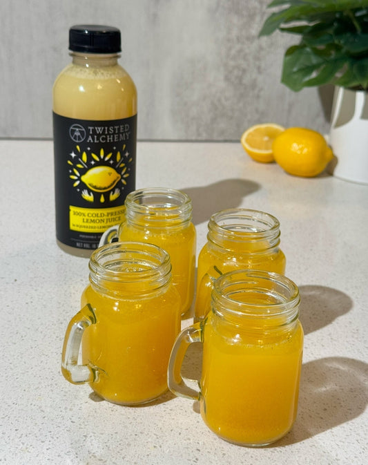 Lemon Ginger Immune Juice Shots – A Powerful Wellness Booster - Twisted Alchemy