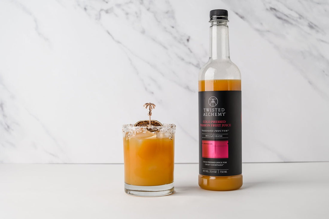 Non-Alc Passion Fruit Margarita - Twisted Alchemy
