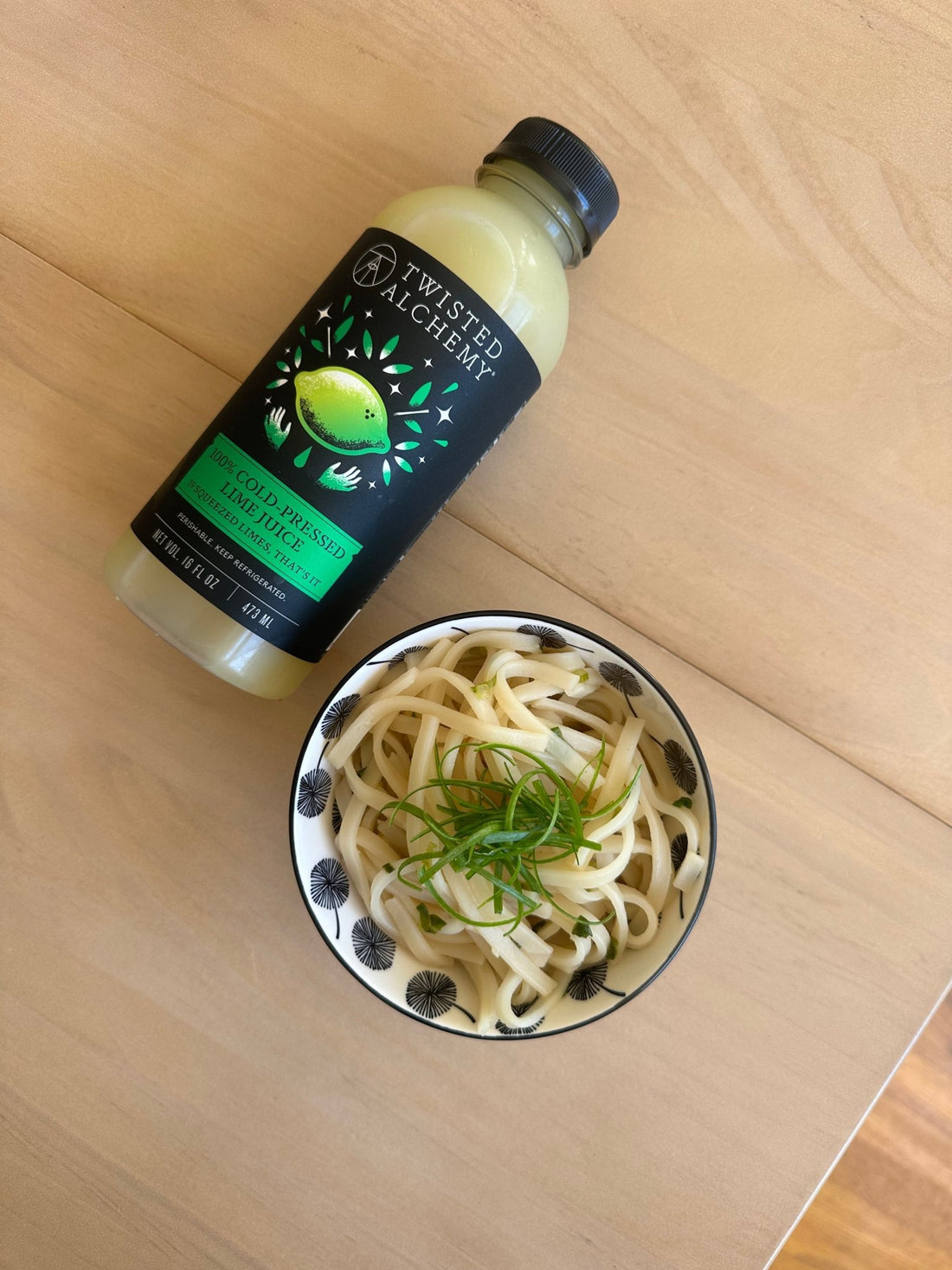 Thai-Inspired Lime Cold Noodles - Twisted Alchemy
