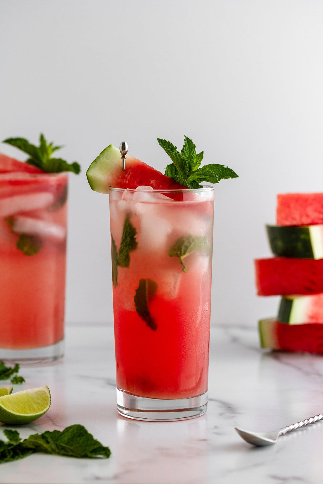Watermelon Mint Mojito Mocktail - Twisted Alchemy