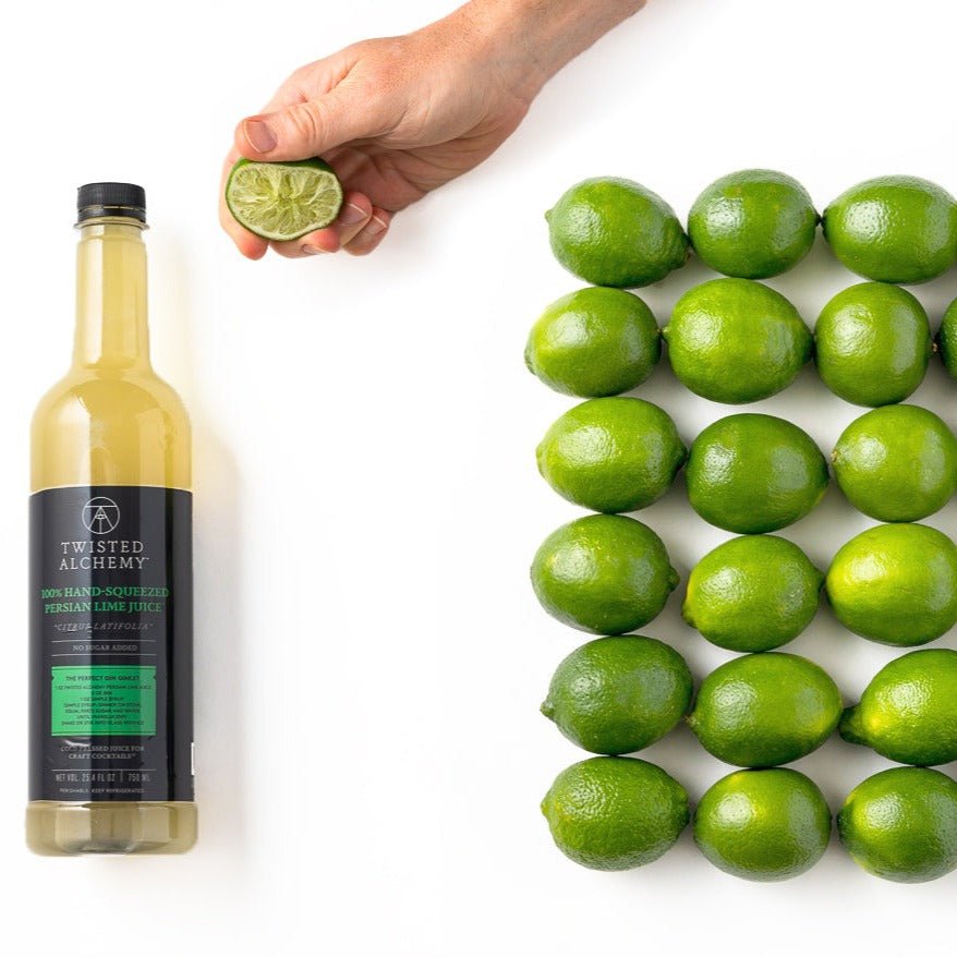 100% HAND - SQUEEZED PERSIAN LIME JUICE FRESH COLD PRESSED - Twisted Alchemy