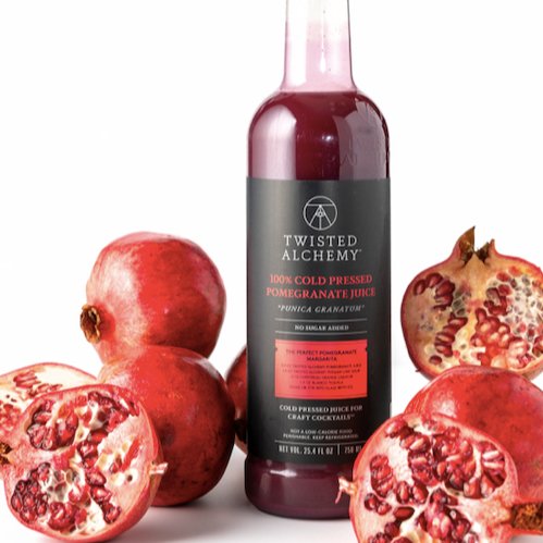 100% POMEGRANATE JUICE FRESH COLD PRESSED - Twisted Alchemy