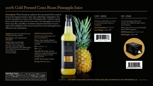 10L FRESH BIB™ - 100% PINEAPPLE JUICE COLD PRESSED - Twisted Alchemy