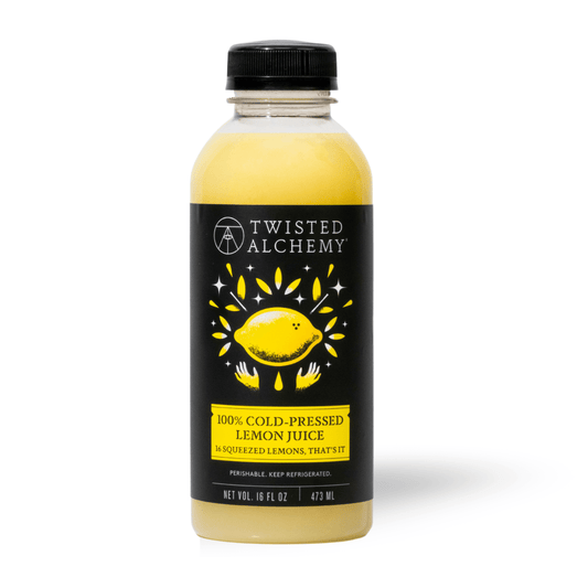 16oz 100% EUREKA LEMON JUICE COLD PRESSED - Twisted Alchemy