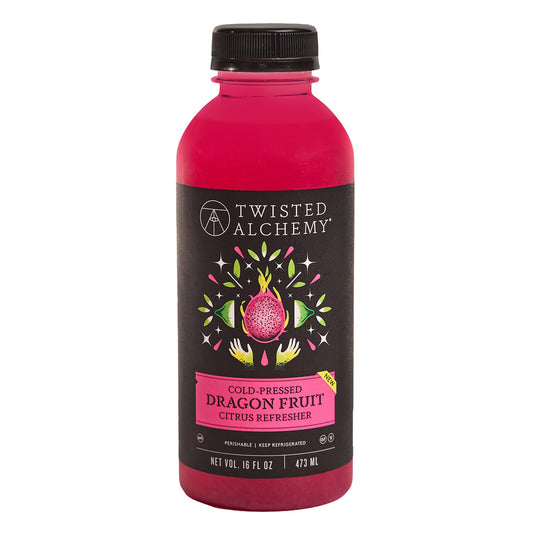 16oz DRAGON FRUIT CITRUS REFRESHER COLD PRESSED - Twisted Alchemy