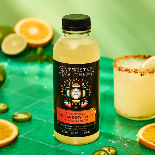 16oz SPICY SKINNY MARGARITA MIXER COLD PRESSED - Twisted Alchemy