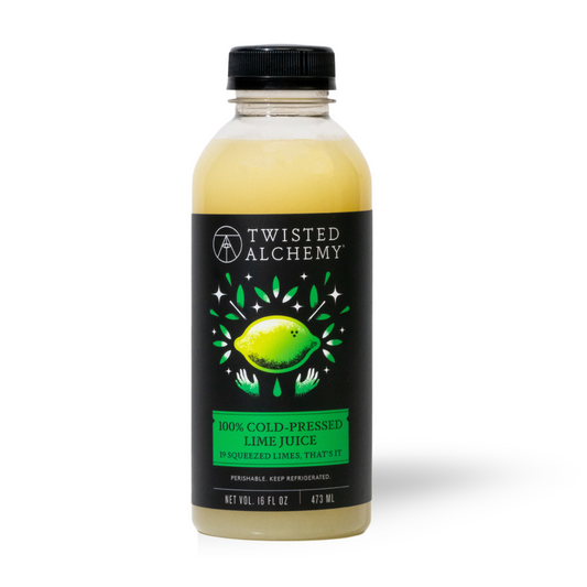 16oz 100% COLD PRESSED PERSIAN LIME JUICE - Twisted Alchemy