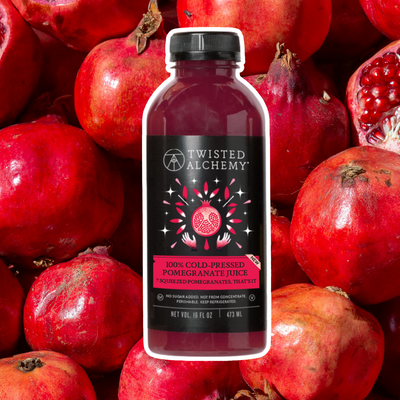 pomegranate juice bottle 