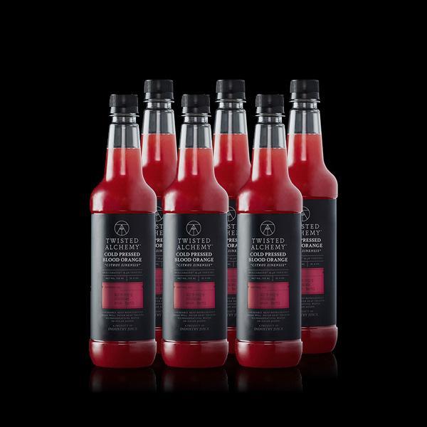 6 BOTTLES - 100% BLOOD ORANGE JUICE FRESH COLD PRESSED - Twisted Alchemy