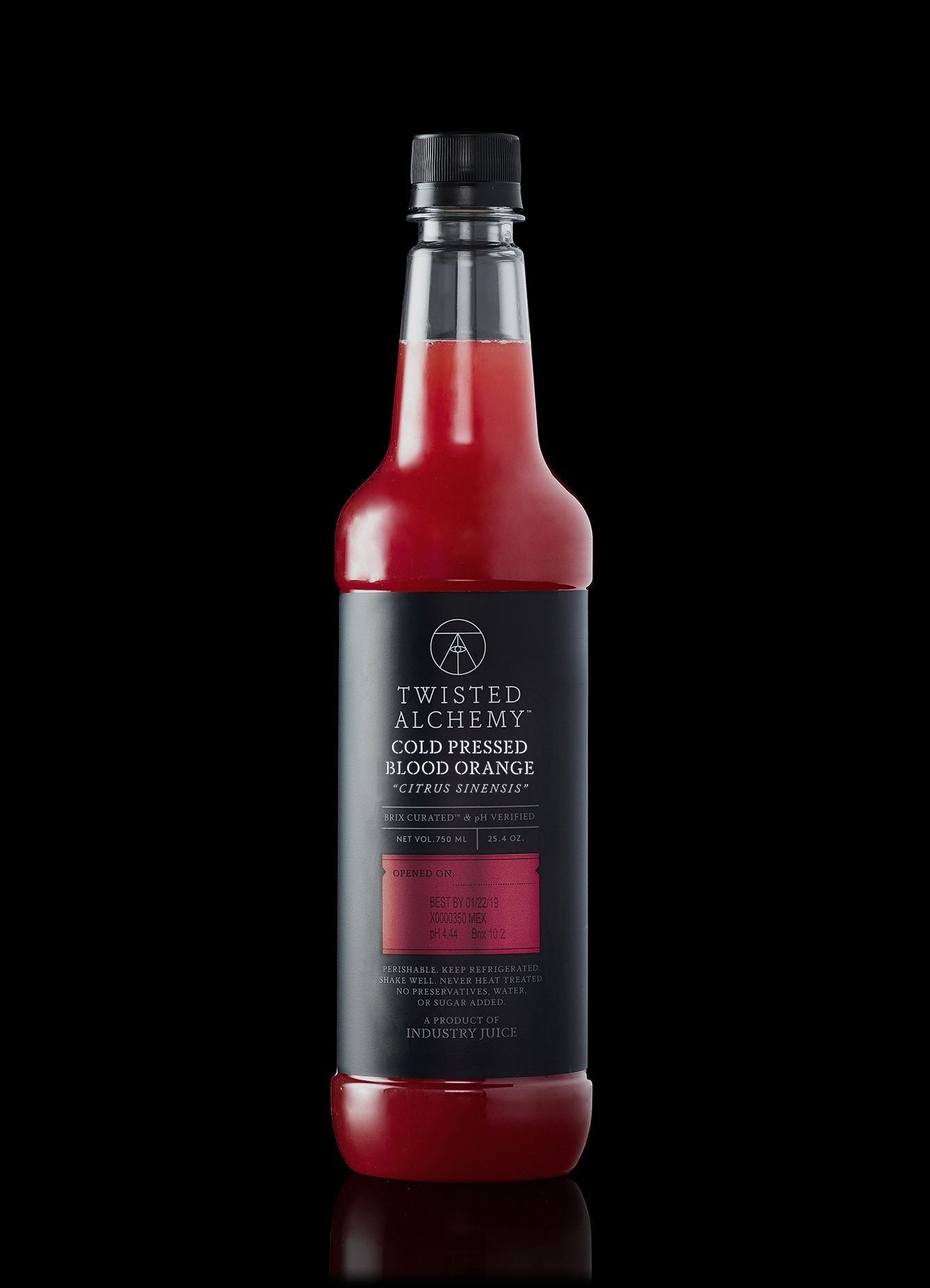 6 BOTTLES - 100% BLOOD ORANGE JUICE FRESH COLD PRESSED - Twisted Alchemy