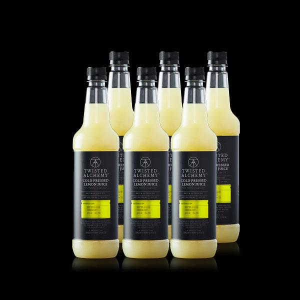 6 BOTTLES - 100% EUREKA LEMON JUICE FRESH COLD PRESSED - Twisted Alchemy