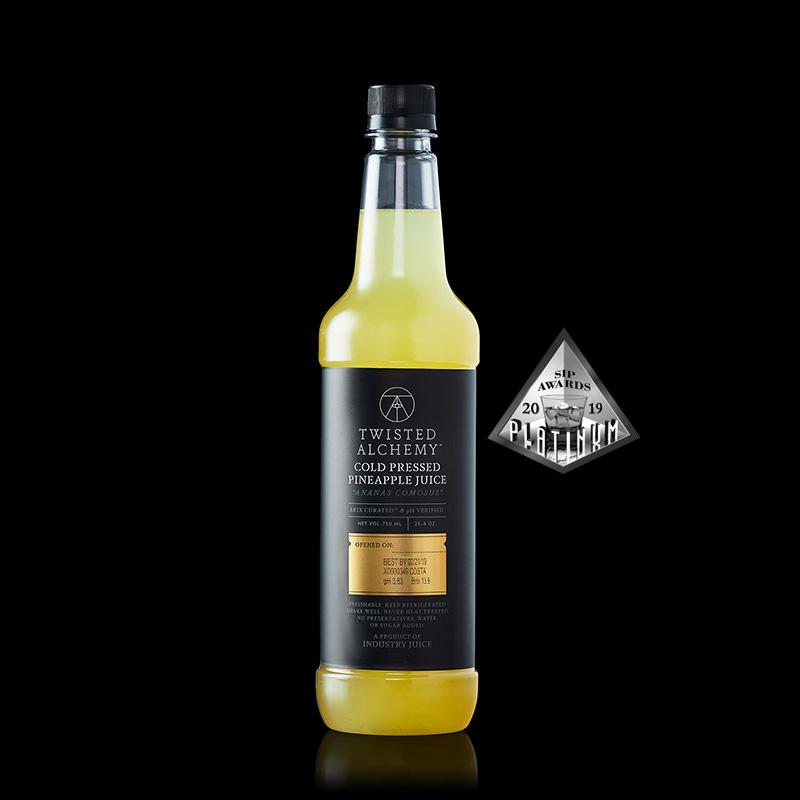 6 BOTTLES - 100% PINEAPPLE JUICE FRESH COLD PRESSED - Twisted Alchemy
