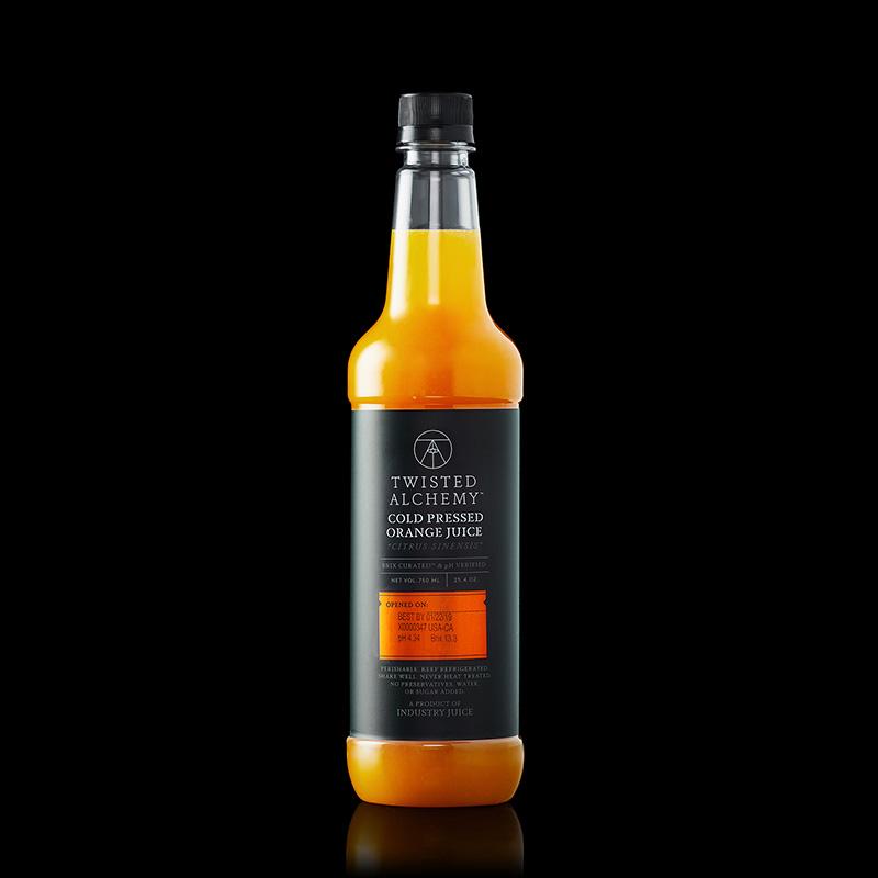 6 BOTTLES - 100% VALENCIA ORANGE JUICE FRESH COLD PRESSED - Twisted Alchemy