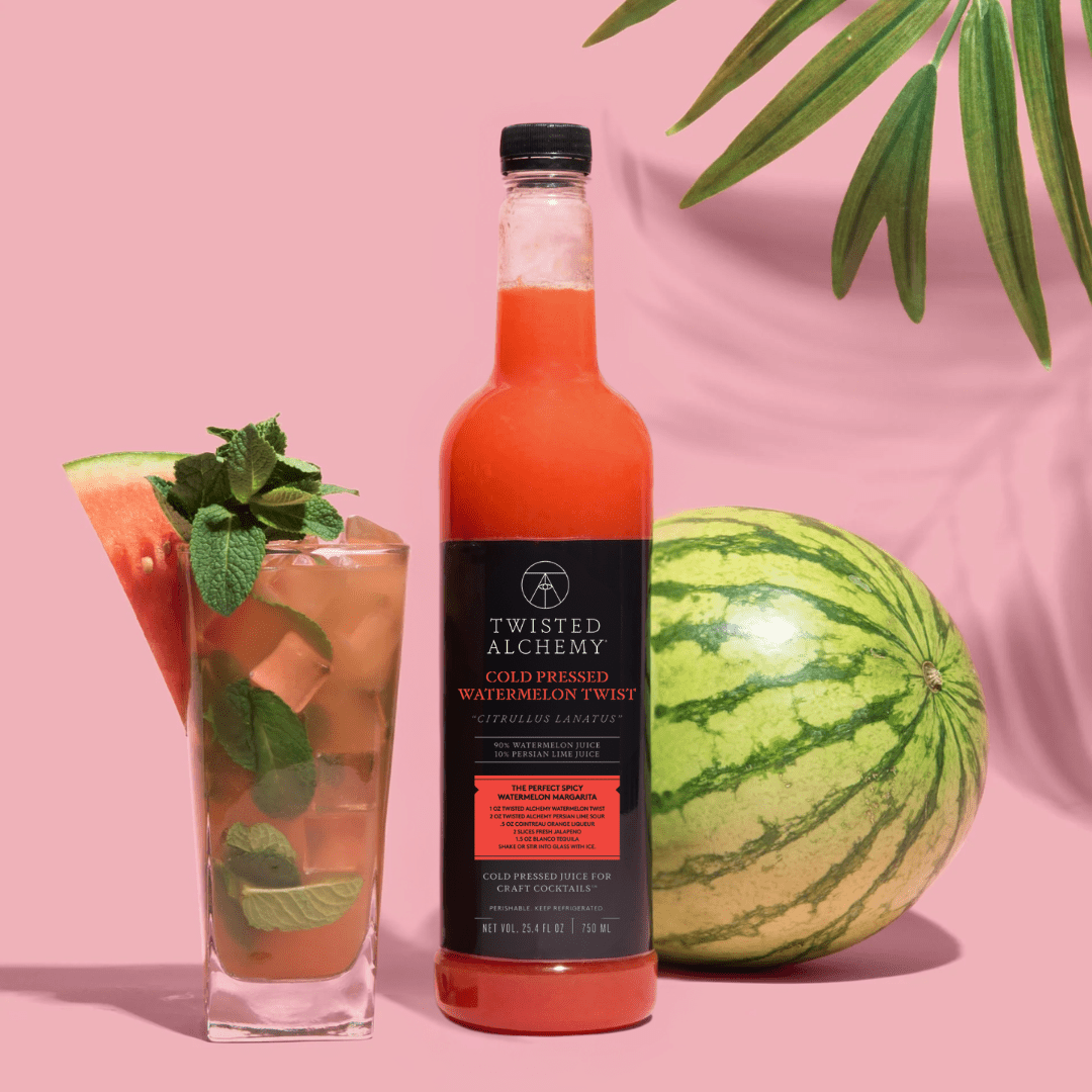 6 BOTTLES - COLD PRESSED WATERMELON TWIST - Twisted Alchemy