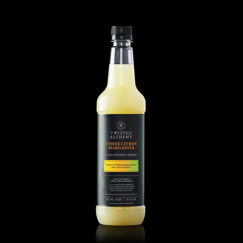 6 BOTTLES - THREE CITRUS MARGARITA JUICE MIXER FRESH COLD PRESSED - Twisted Alchemy