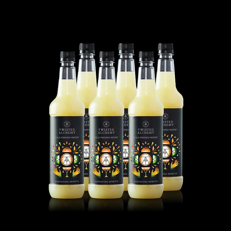 6 BOTTLES - THREE CITRUS MARGARITA JUICE MIXER FRESH COLD PRESSED - Twisted Alchemy