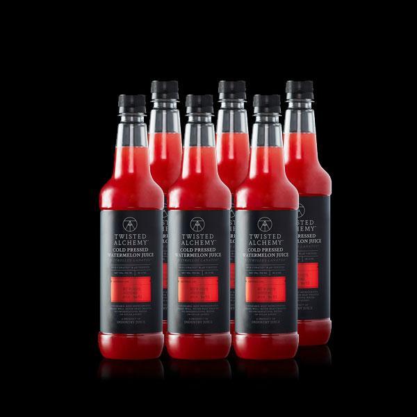 6 BOTTLES - WATERMELON JUICE FRESH COLD PRESSED - Twisted Alchemy