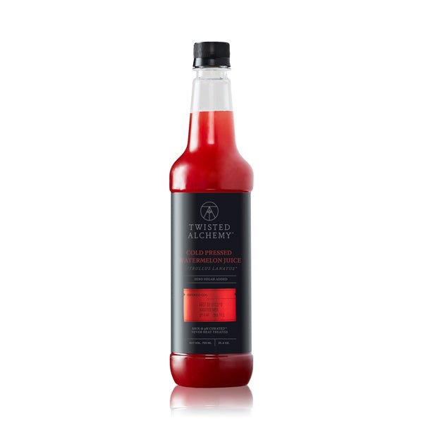 6 BOTTLES - WATERMELON JUICE FRESH COLD PRESSED - Twisted Alchemy