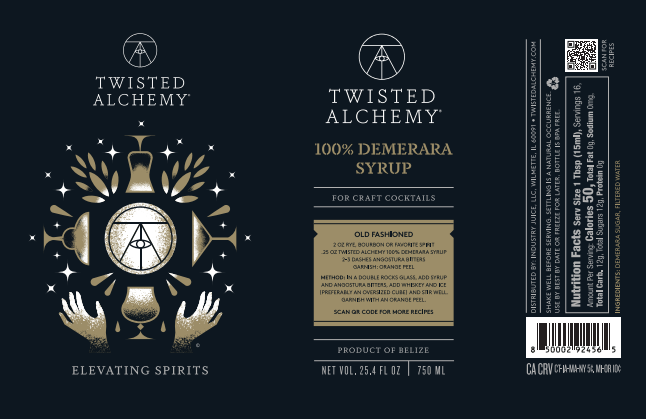 RICH DEMERARA SYRUP - makes about 100 Old Fashioneds - Twisted Alchemy