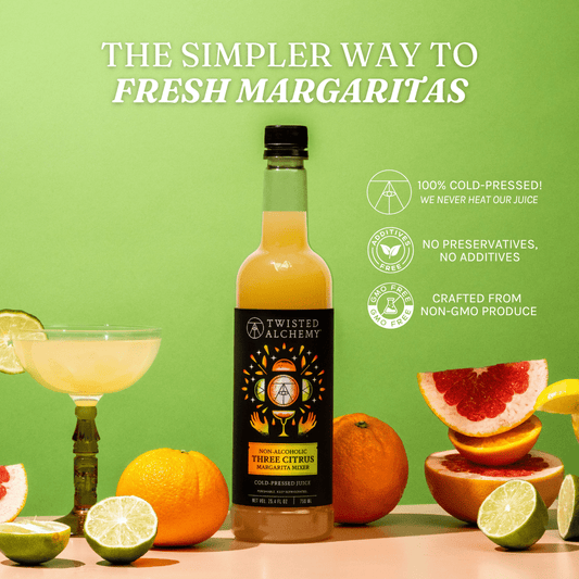 THREE CITRUS MARGARITA JUICE FRESH COLD PRESSED - Twisted Alchemy